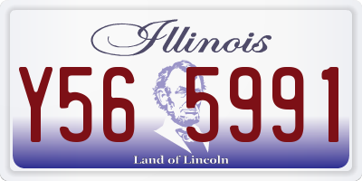 IL license plate Y565991