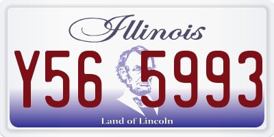 IL license plate Y565993