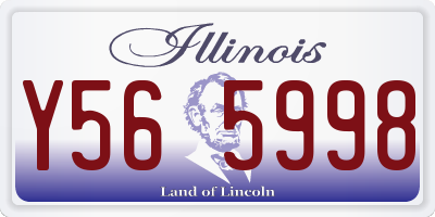IL license plate Y565998