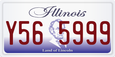 IL license plate Y565999