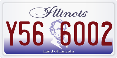 IL license plate Y566002