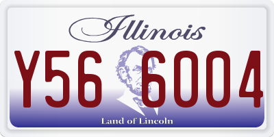 IL license plate Y566004