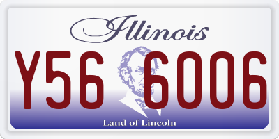 IL license plate Y566006