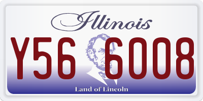 IL license plate Y566008