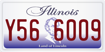 IL license plate Y566009