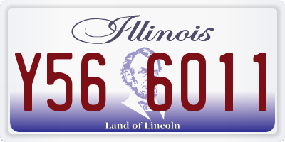 IL license plate Y566011