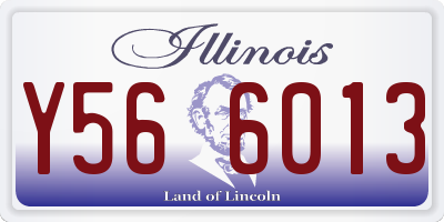 IL license plate Y566013