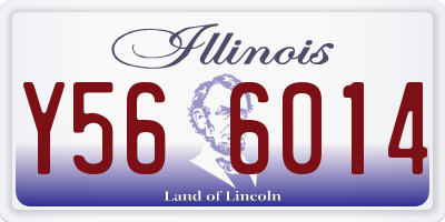 IL license plate Y566014