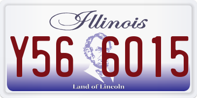 IL license plate Y566015