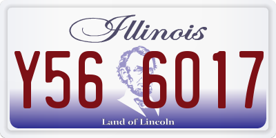 IL license plate Y566017
