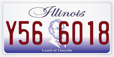 IL license plate Y566018