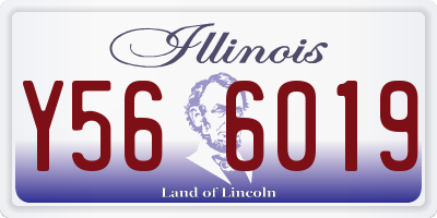 IL license plate Y566019