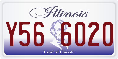 IL license plate Y566020