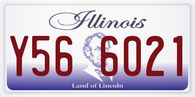 IL license plate Y566021