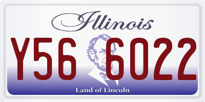 IL license plate Y566022