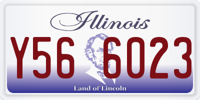 IL license plate Y566023
