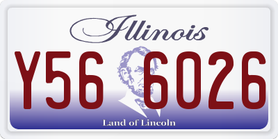 IL license plate Y566026