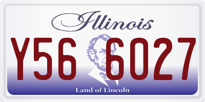 IL license plate Y566027
