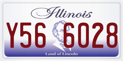 IL license plate Y566028