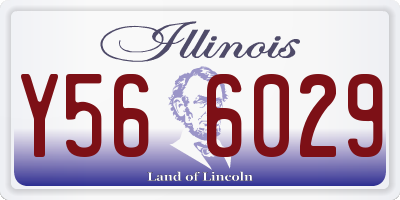 IL license plate Y566029