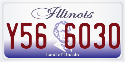 IL license plate Y566030