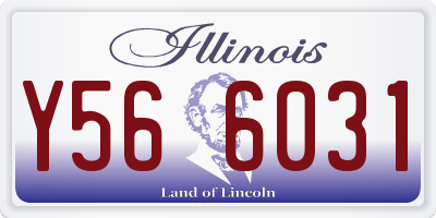 IL license plate Y566031