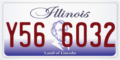 IL license plate Y566032