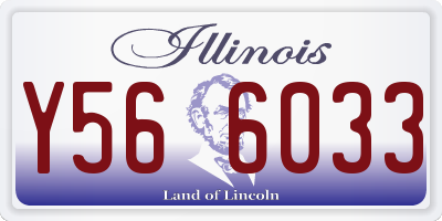 IL license plate Y566033
