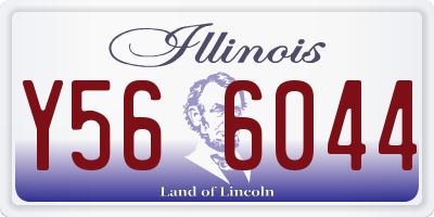 IL license plate Y566044