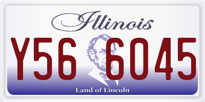 IL license plate Y566045