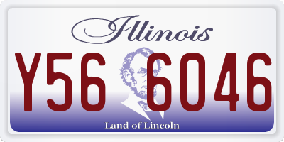 IL license plate Y566046