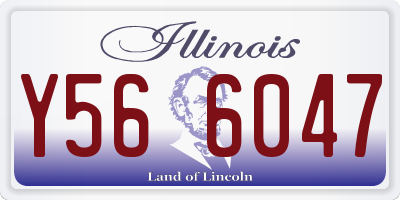 IL license plate Y566047