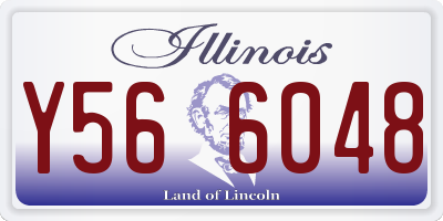 IL license plate Y566048