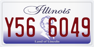 IL license plate Y566049