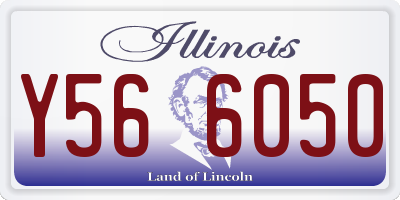 IL license plate Y566050