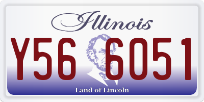 IL license plate Y566051