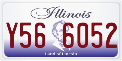 IL license plate Y566052