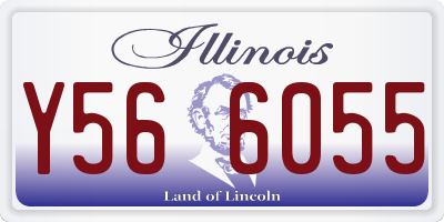 IL license plate Y566055