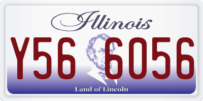 IL license plate Y566056