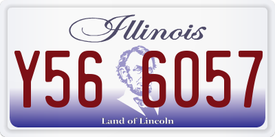 IL license plate Y566057