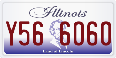 IL license plate Y566060