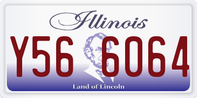 IL license plate Y566064