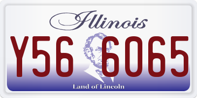 IL license plate Y566065
