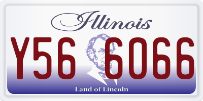 IL license plate Y566066