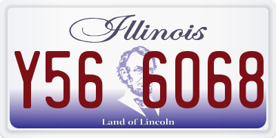 IL license plate Y566068