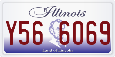 IL license plate Y566069