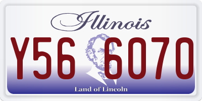 IL license plate Y566070