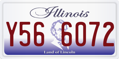 IL license plate Y566072