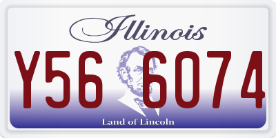 IL license plate Y566074