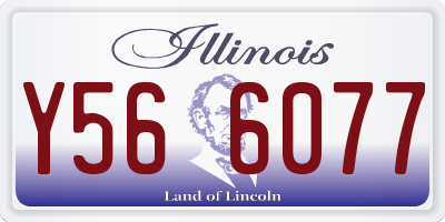 IL license plate Y566077